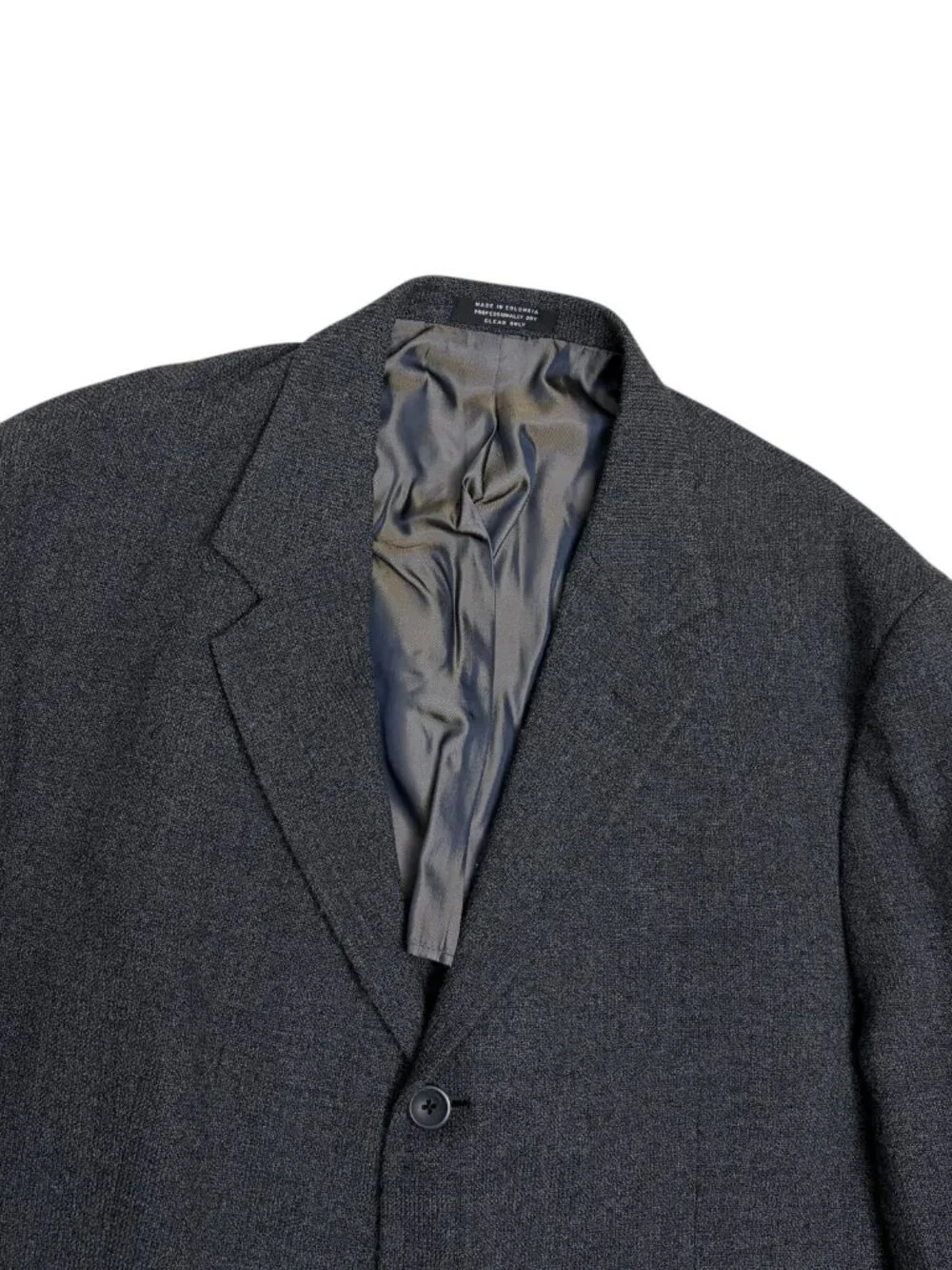 Oscar De La Renta Blazer Vintage Gray Luxury Wool Sport Coat Mens Large / 44R